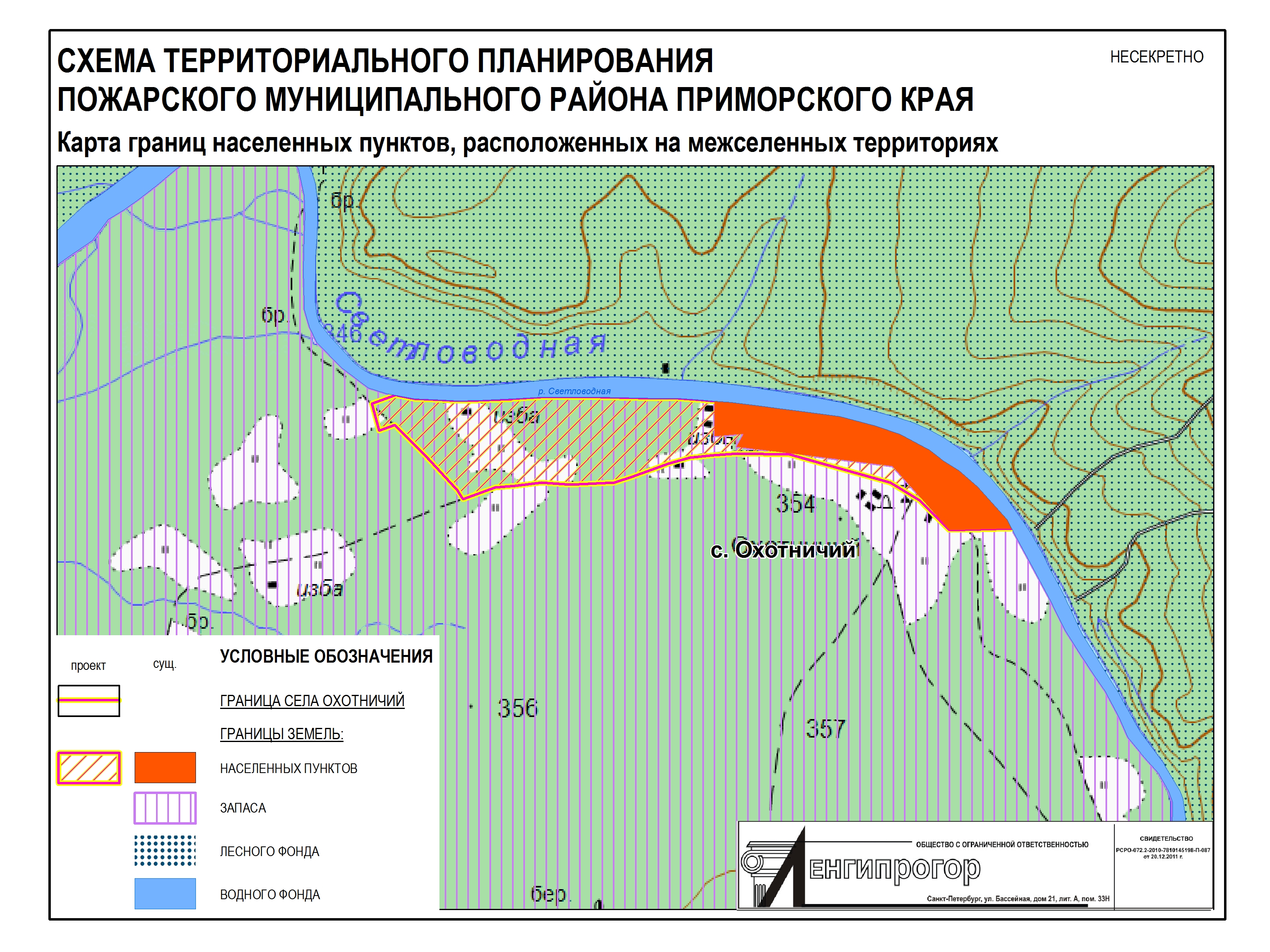 Карта границ населенных пунктов, расположенных на межселенных территориях.