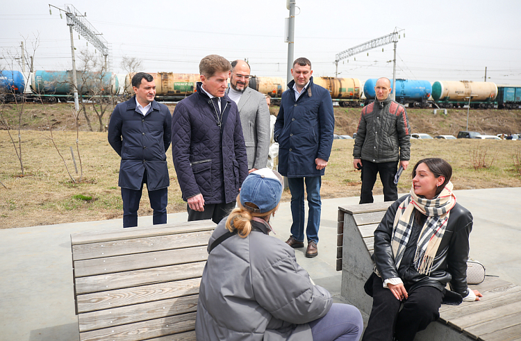 Олег Кожемяко призвал приморцев проголосовать за объекты благоустройства, сообщает  www.primorsky.ru.